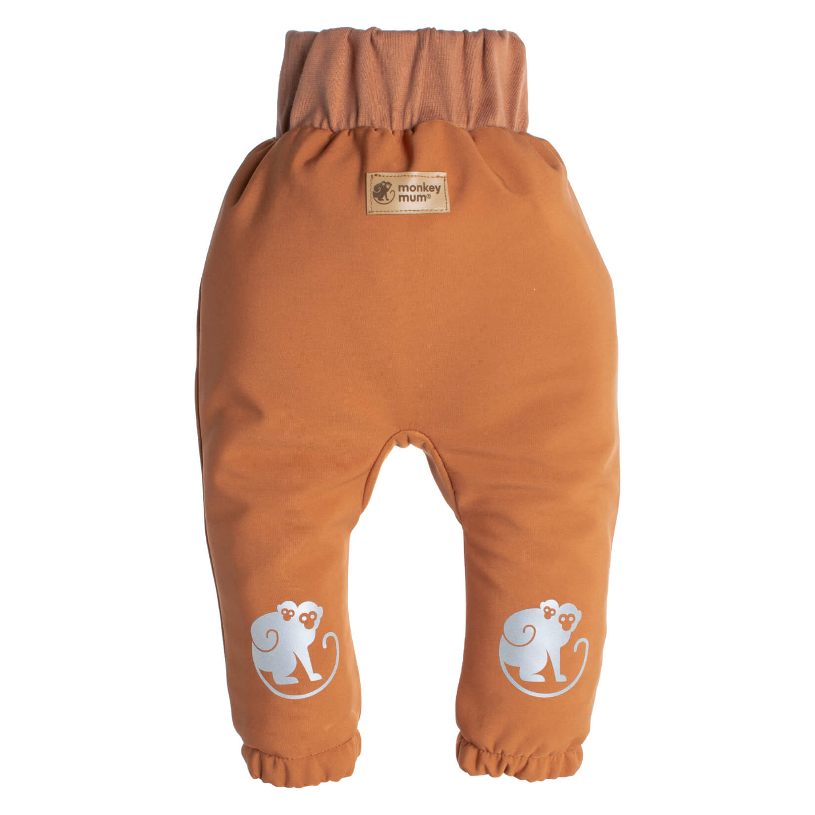 Otroške softshell hlače z membrano Monkey Mum® - Jesensko listje
