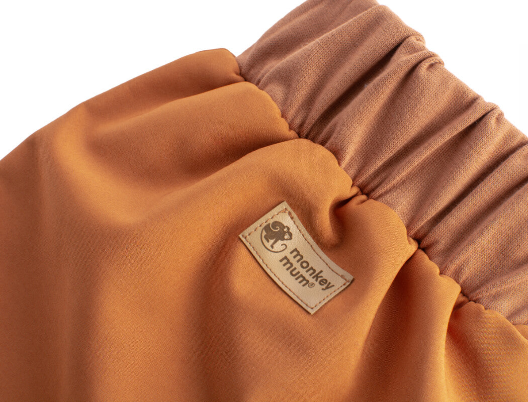 Otroške softshell hlače z membrano Monkey Mum® - Jesensko listje