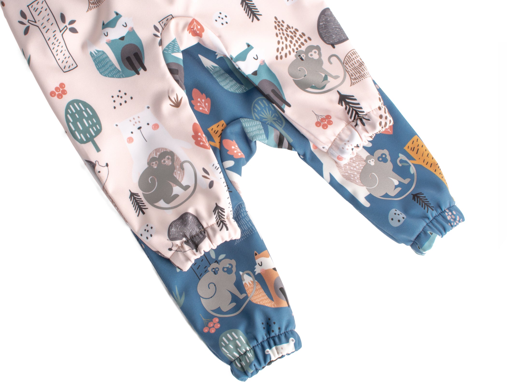 Otroške softshell hlače z membrano Monkey Mum® - Nočne živalice