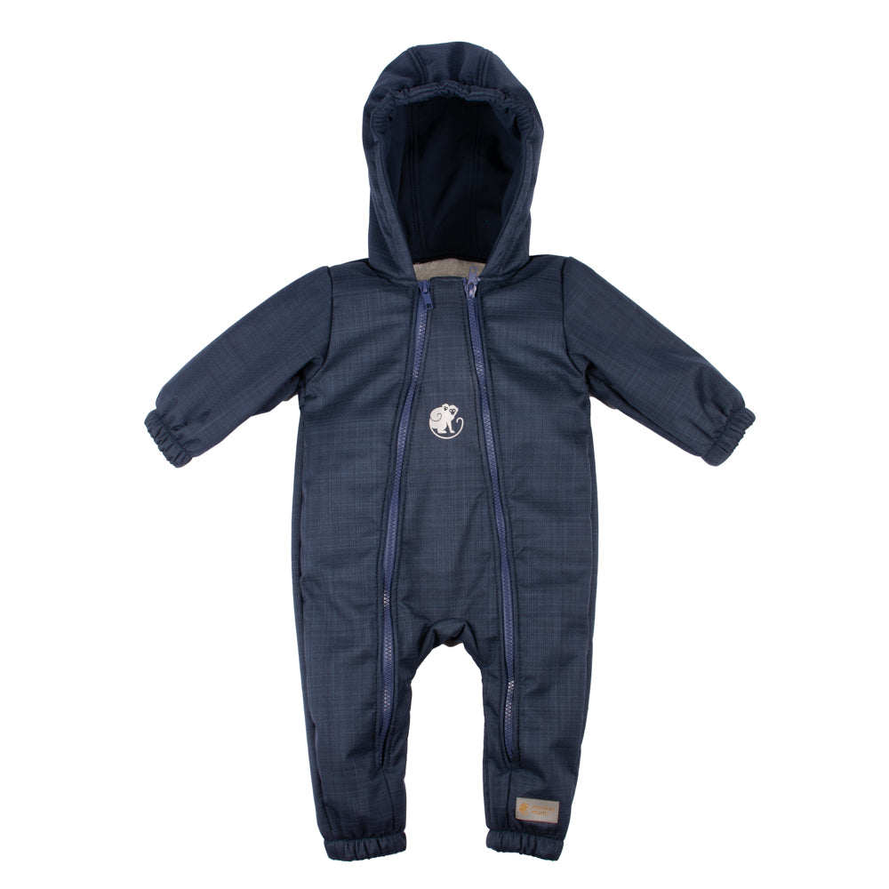 Monkey Mum® Otroški zimski softshell kombinezon s kožuhom - Pravljična večerna pravljica, 2. kakovost - vel. 62/68