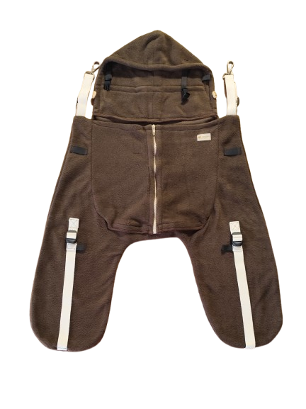 Monkey Mum® Topla flis torba za nosilko ali za v voziček Carrie - Ježek