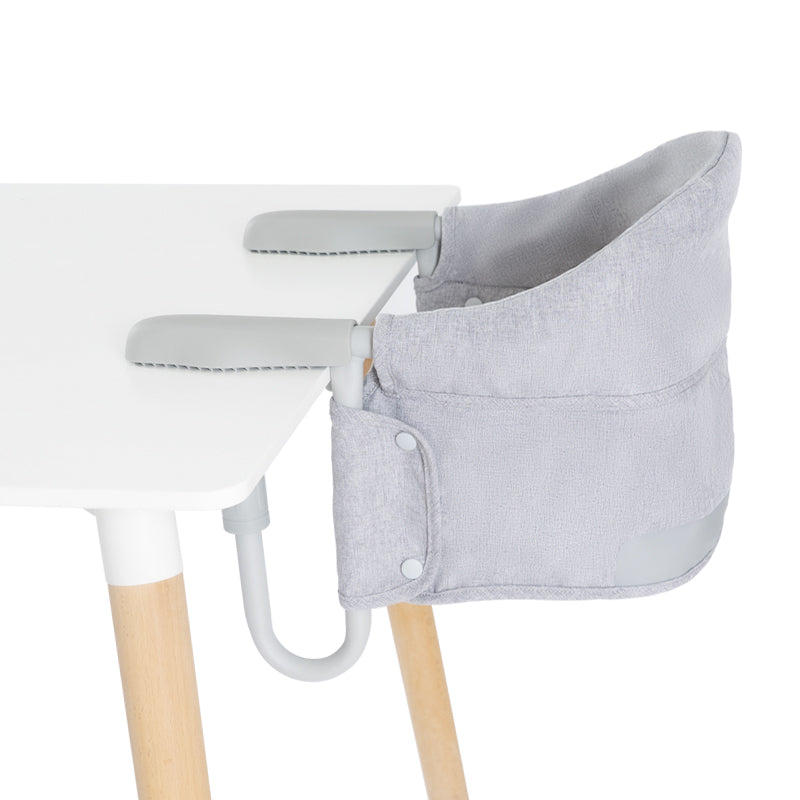 Potovalni jedilni stolček Monkey Mum® - siv - razpakiran