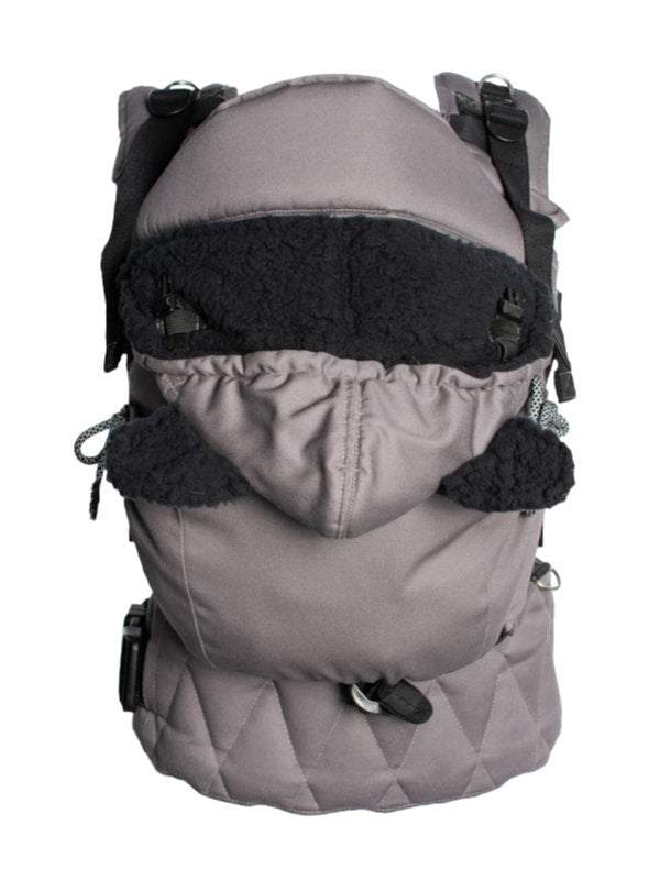 Monkey Mum® Topla kapuca za nosilko Carrie - Svež veter