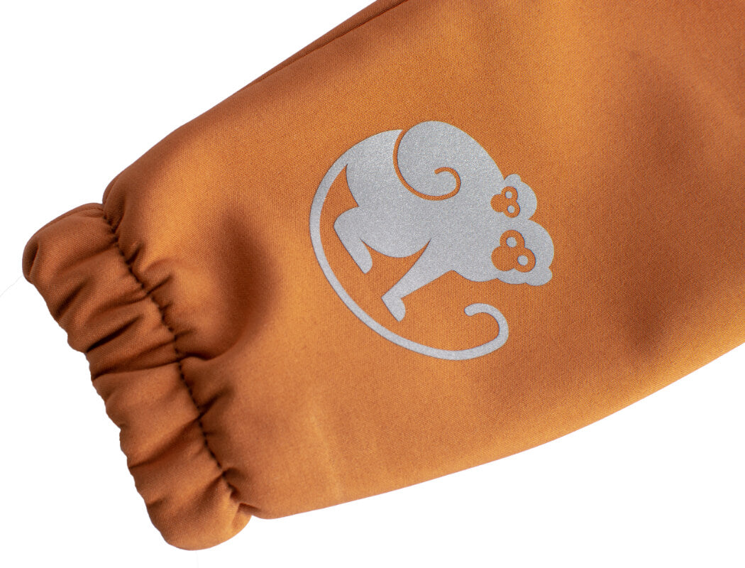 Otroške softshell hlače z membrano Monkey Mum® - Jesensko listje