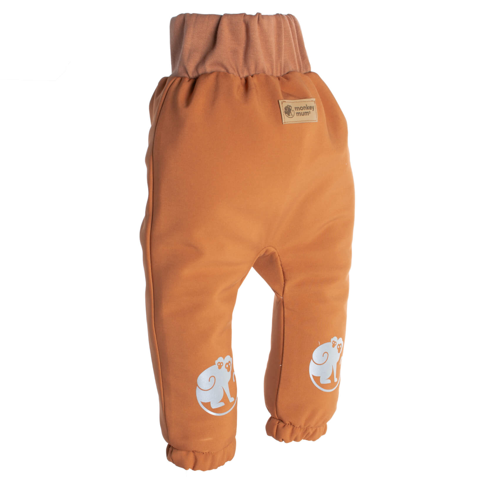 Otroške softshell hlače z membrano Monkey Mum® - Jesensko listje