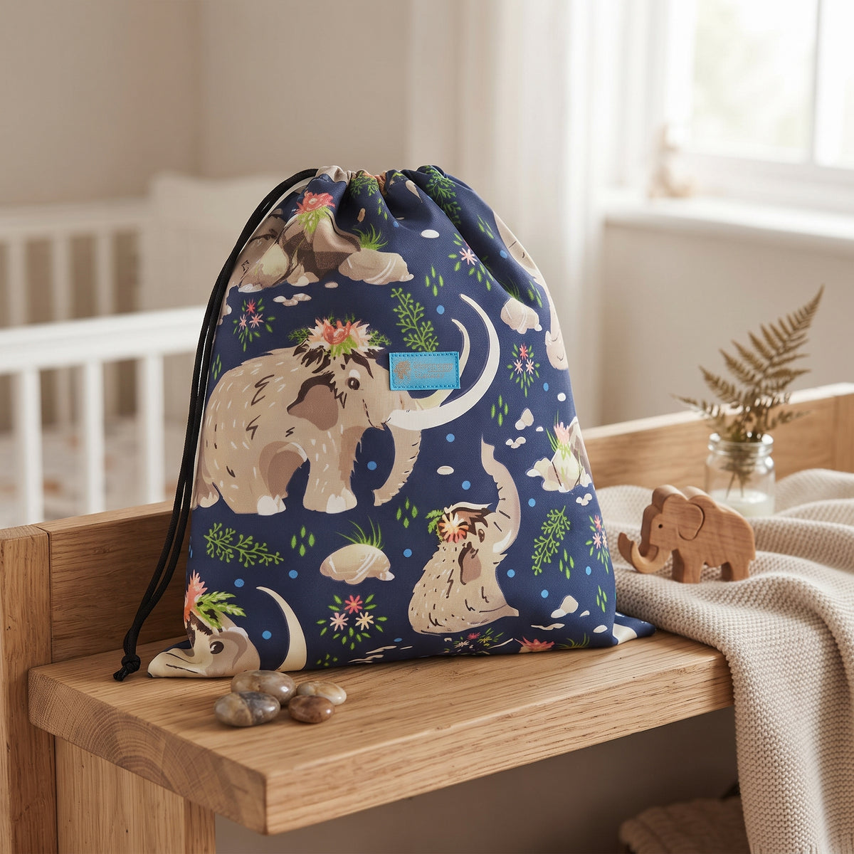 Platnena vrečka Monkey Mum® - Mamuti