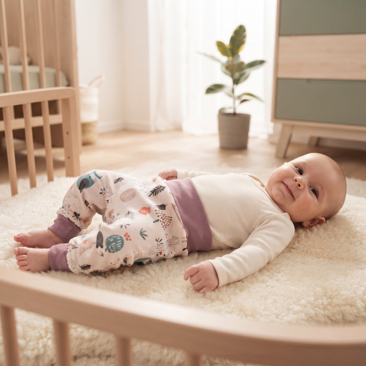 Otroške softshell hlače z membrano Monkey Mum® - Dnevne živalice