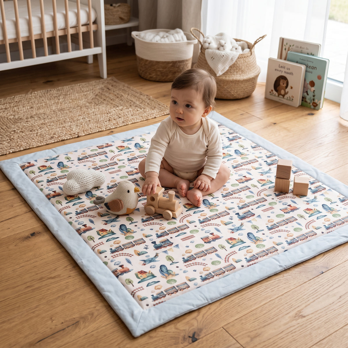 Igralna podloga Monkey Mum® - vlakec