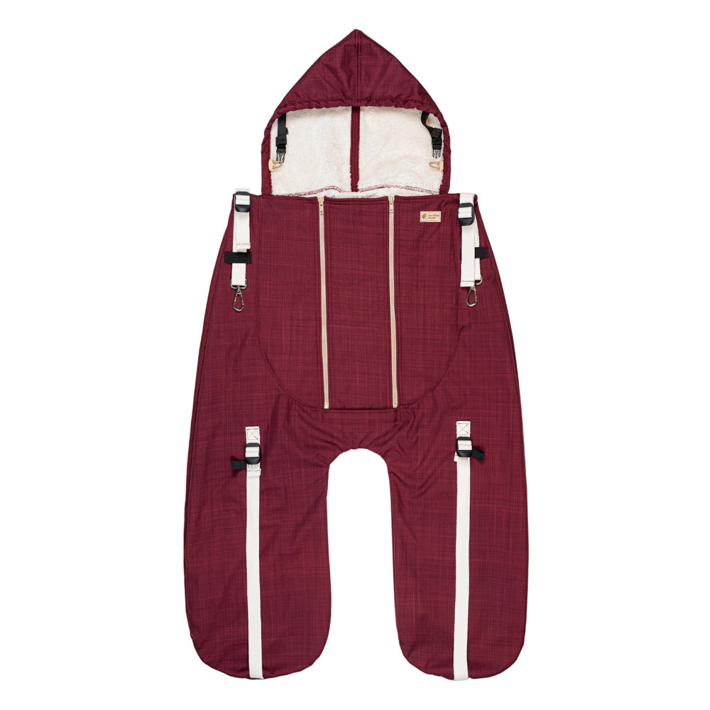 Monkey Mum® Topla softshell torba s ovčko za nosilko ali za v voziček Carrie - Mucka