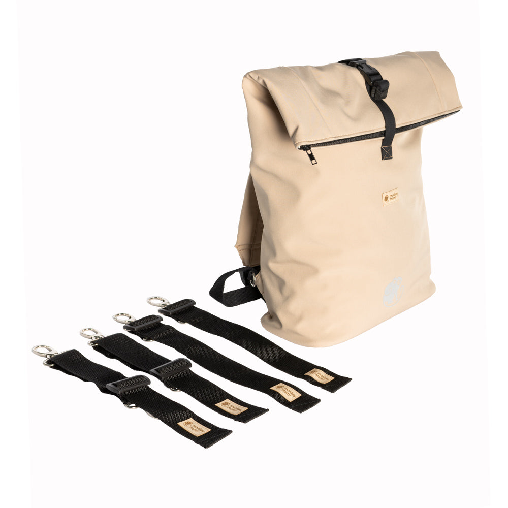 Monkey Mum® Integriran softshell nahrbtnik za nosilko Carrie - Safari tour