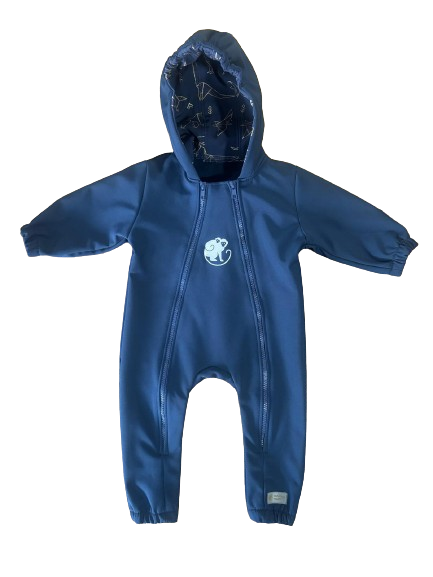 Monkey Mum® softshell kombinezon z membrano –Nebo dinozavrov - vel. 62/68, 74/80