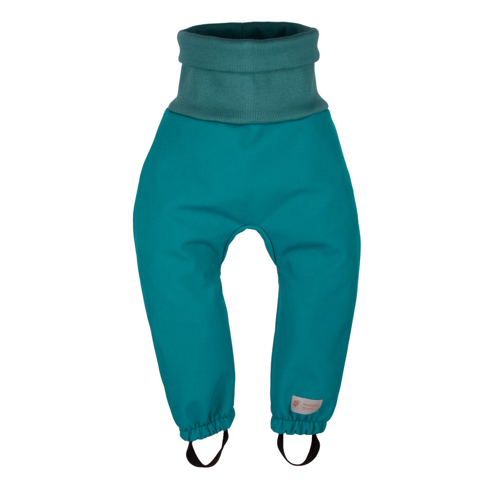 Otroške rastne softshell hlače z membrano Monkey Mum® - Veseli kuščar