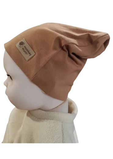 Kapa Monkey Mum® - Svetlo rjava