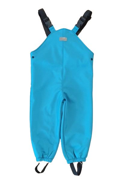 Monkey Mum® softshell bretelne hlače z membrano - Vesela kuščarica