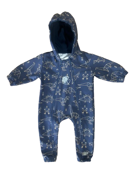 Monkey Mum® softshell kombinezon z membrano –Dinozavrska ozvezdja - vel. 62/68, 74/80