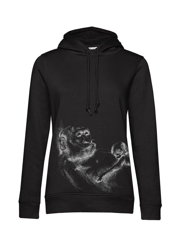 Dojenjska jopa Monkey Mum® črna - opica