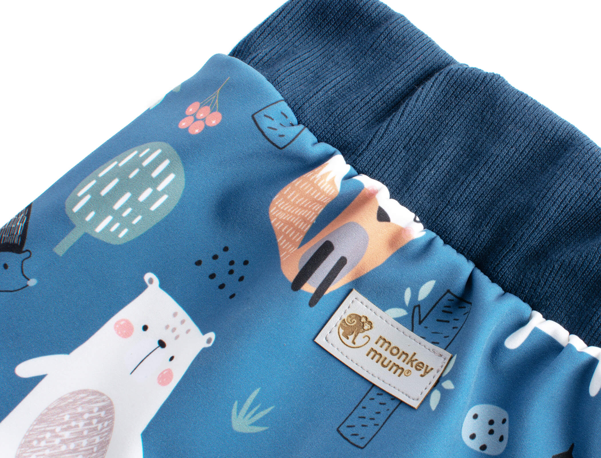 Otroške softshell hlače z membrano Monkey Mum® - Nočne živalice