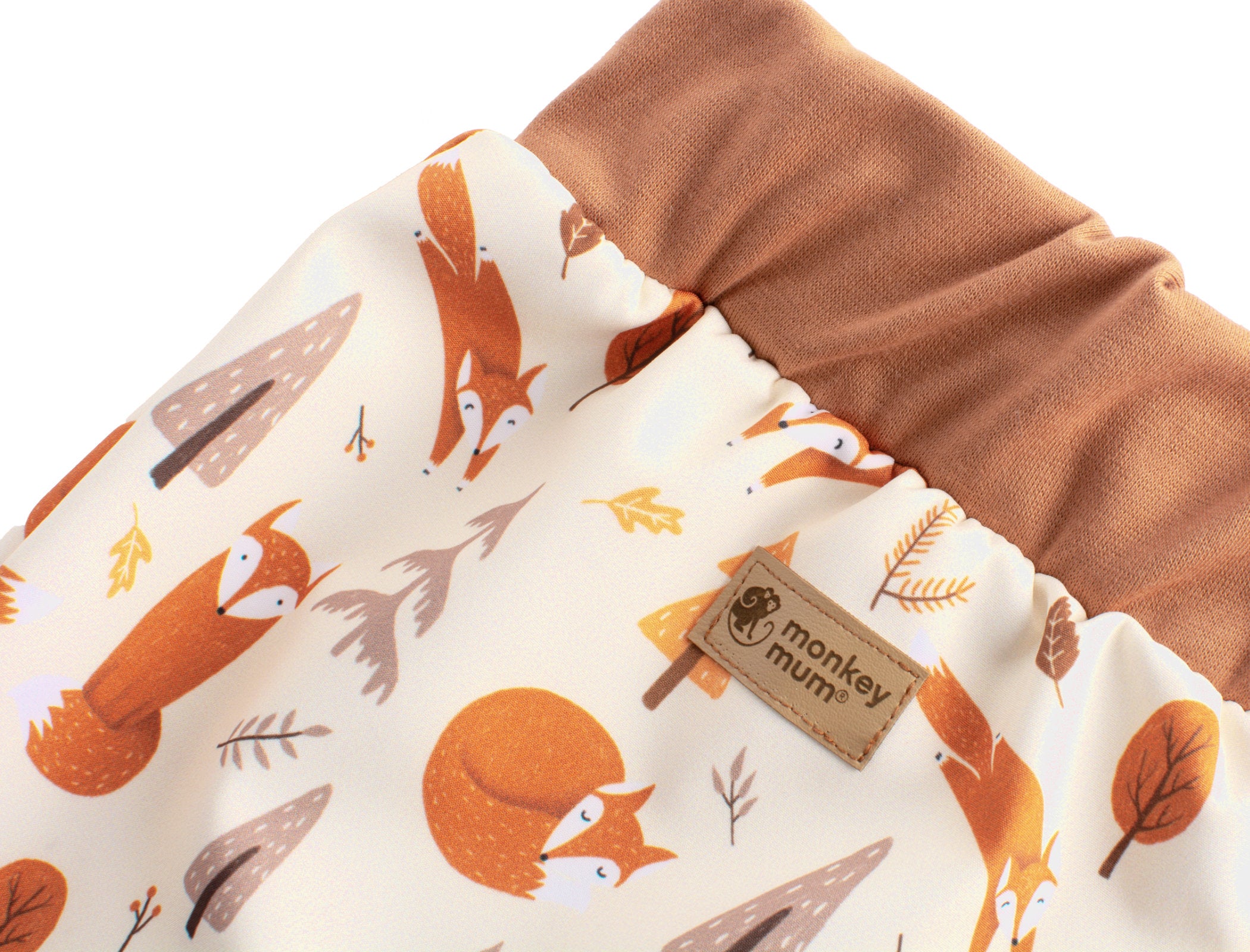 Otroške softshell hlače z membrano Monkey Mum® - Lisičje igre