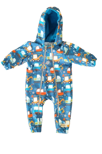Monkey Mum® Softshell kombinezon z membrano – Igrivo gradbišče - vel. 62/68, 74/80