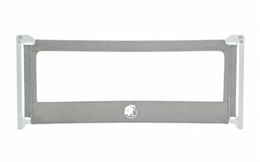 Posteljna ograja Monkey Mum® Popular - temno siva - design - odprta