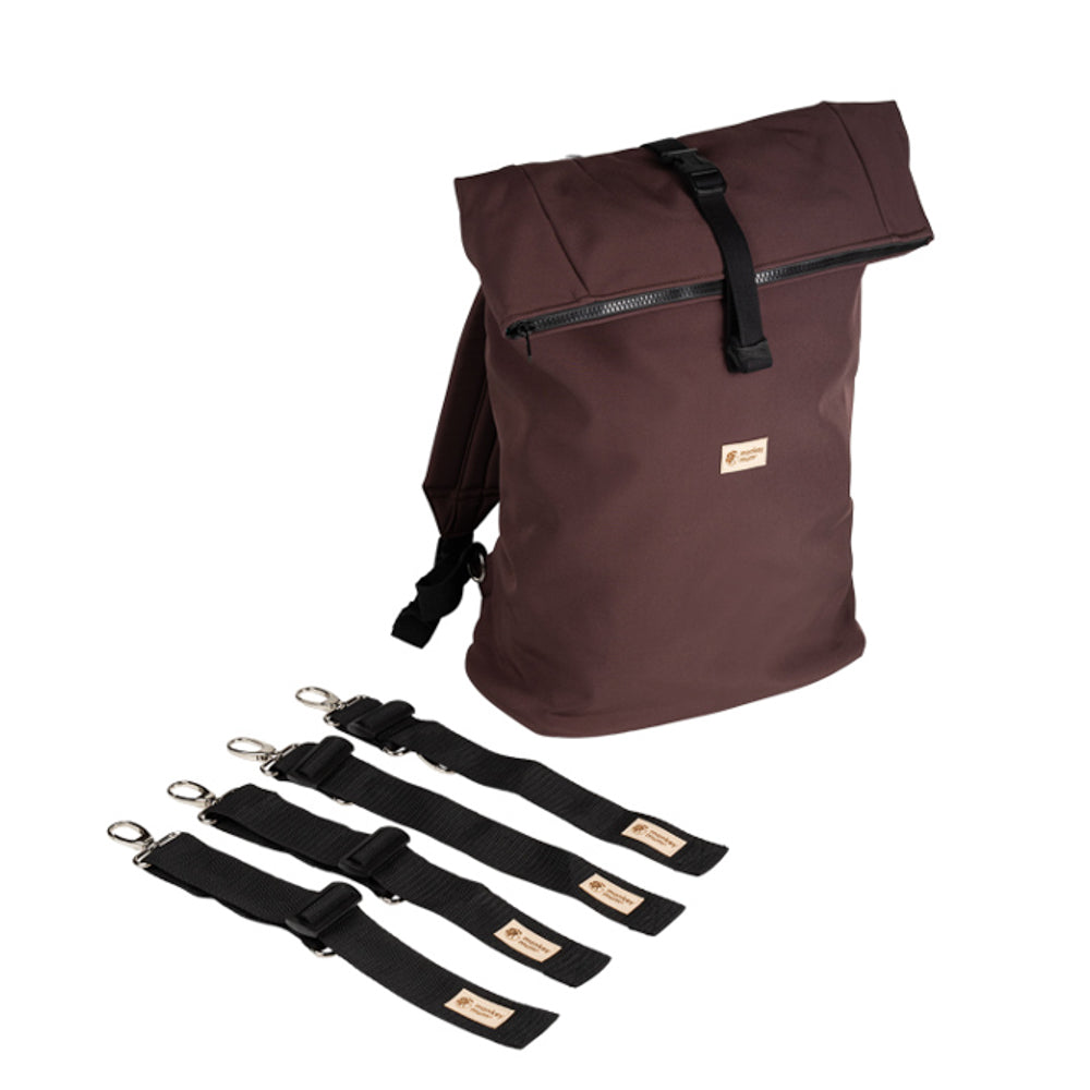 Monkey Mum® Vgrajen softshell nahrbtnik za nosilko Carrie - Medvedji odtis
