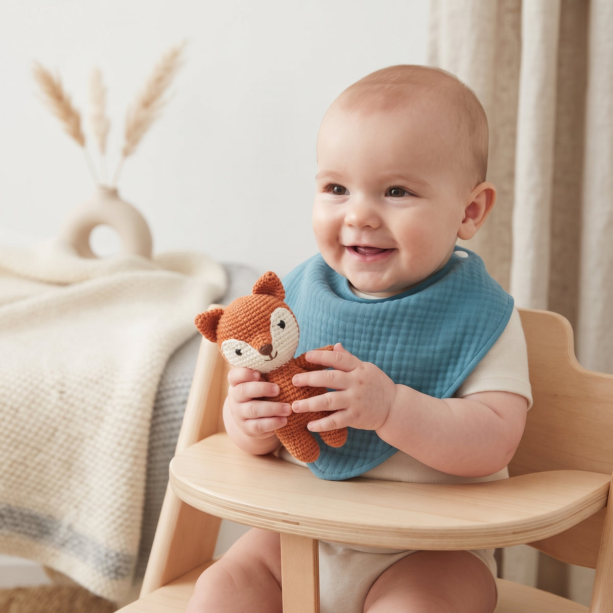 Muslinasti slinček Monkey Mum® - Mentol