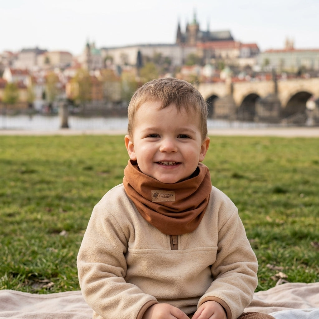 Nekrvnik Monkey Mum® - Svetlo rjava