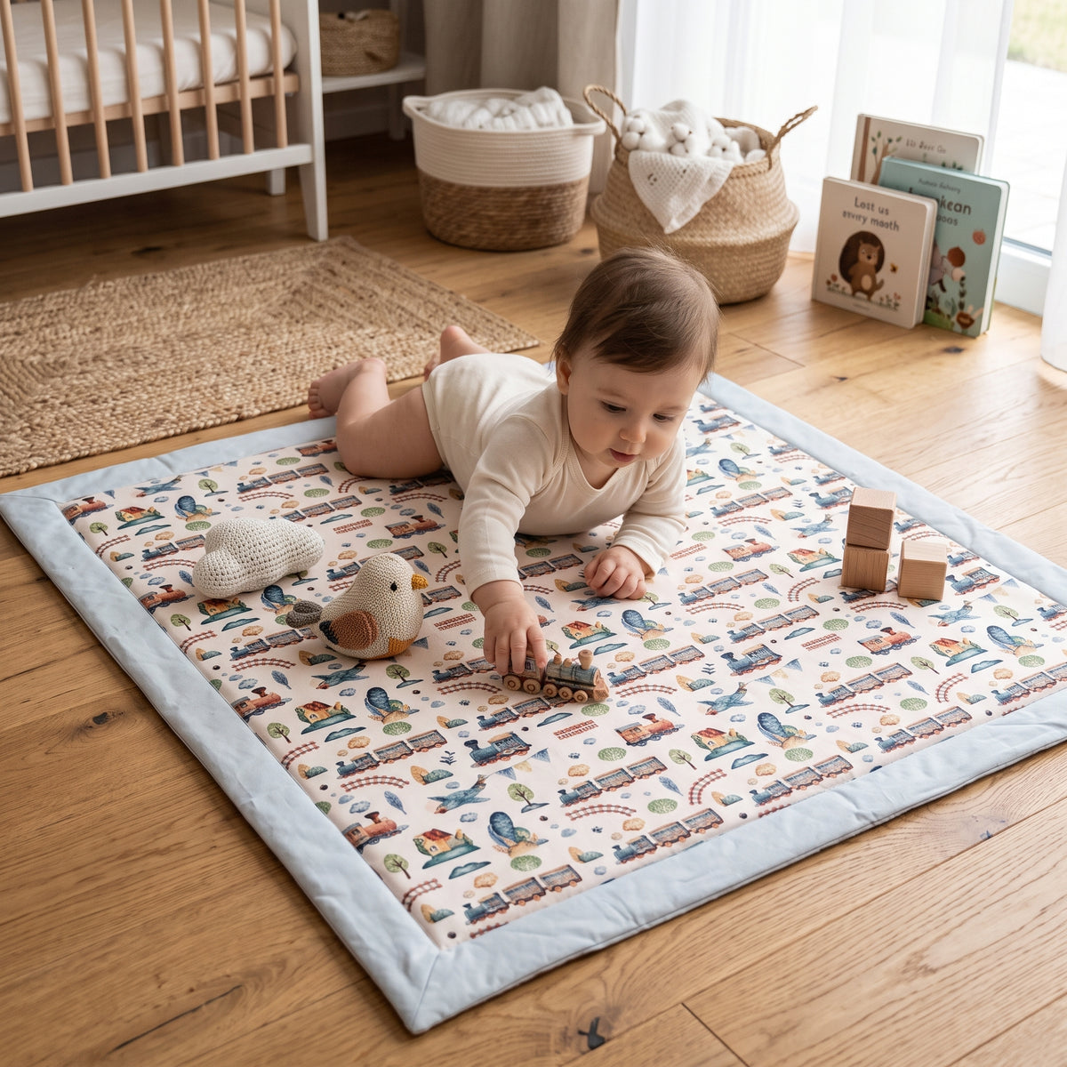 Igralna podloga Monkey Mum® - vlakec