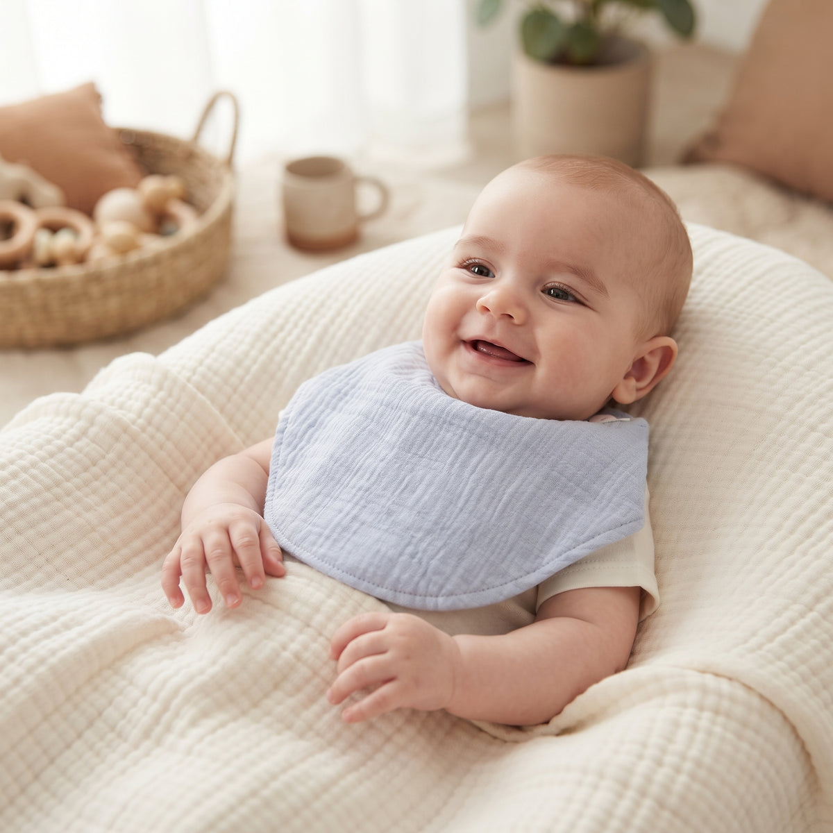 Muslinasti slinček Monkey Mum® - Vijolica