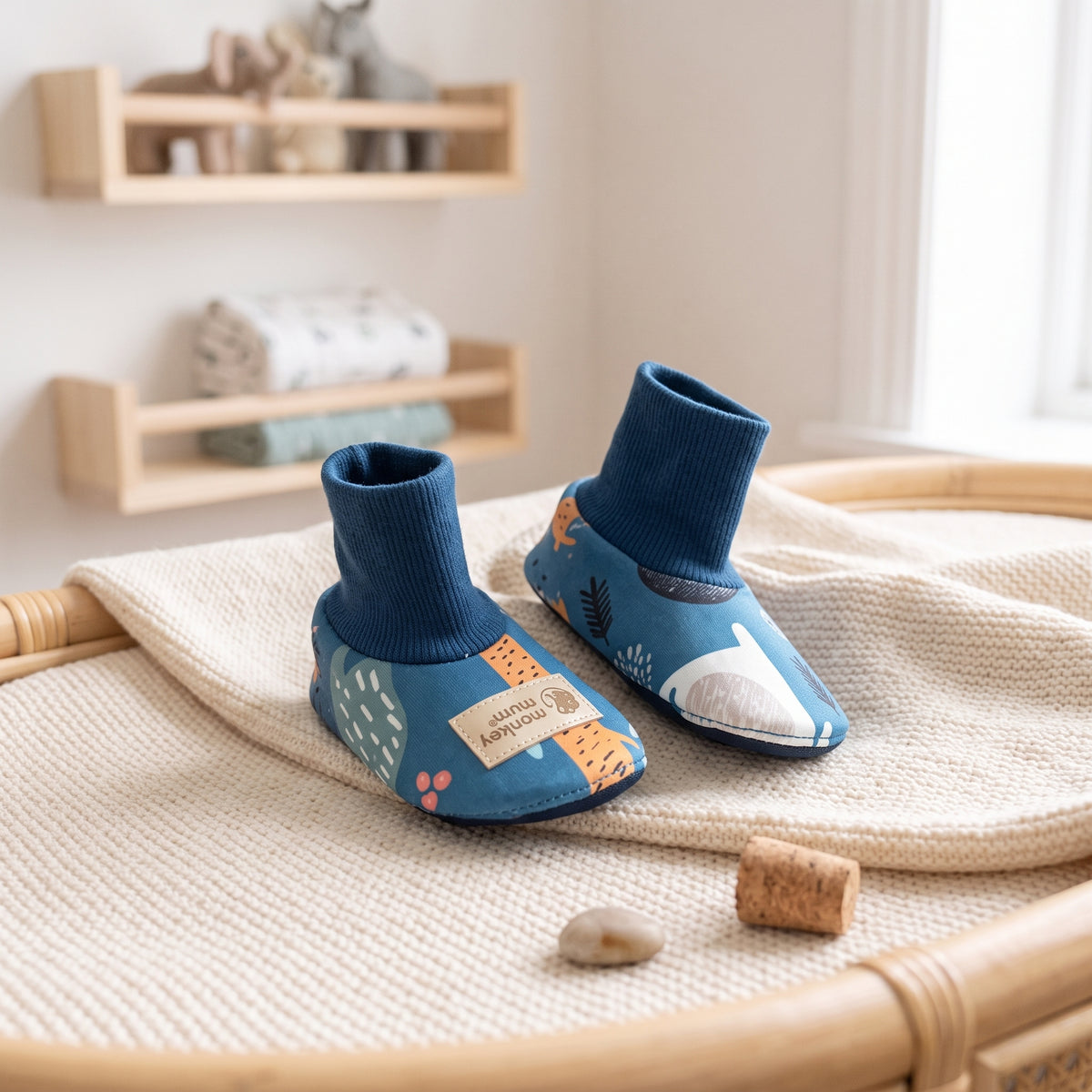 Monkey Mum® softshell copatki z membrano - Nočne živalce