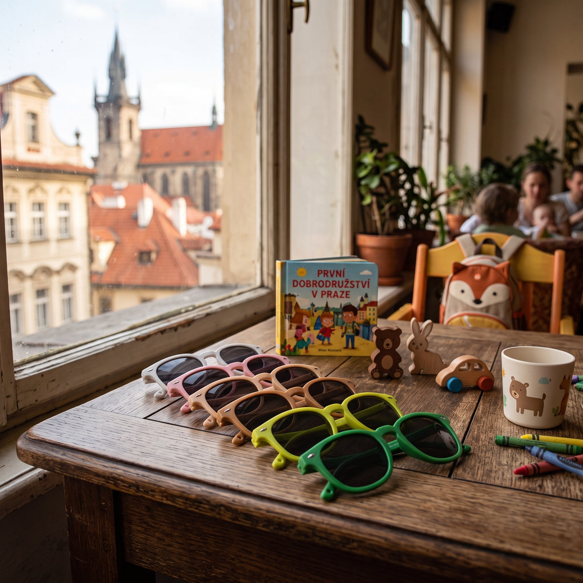 Otroška sončna očala Monkey Mum® - Tigrasta bistrost - več barv