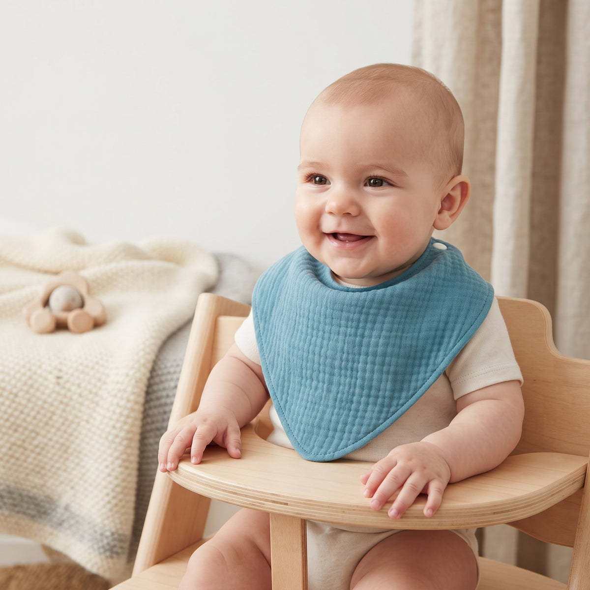 Muslinasti slinček Monkey Mum® - Mentol