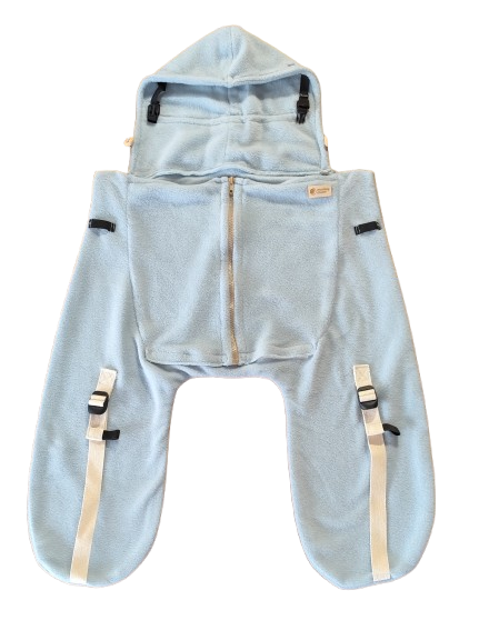 Monkey Mum® Topla flis torba za nosilko ali za v voziček Carrie - Tjulnjek