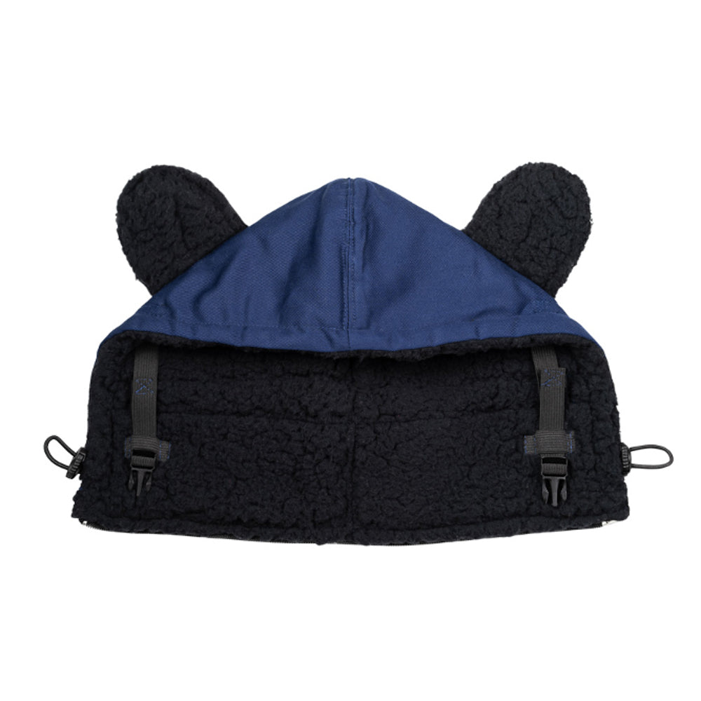 Monkey Mum® Topla kapuca za nosilko Carrie - Mornarsko modra