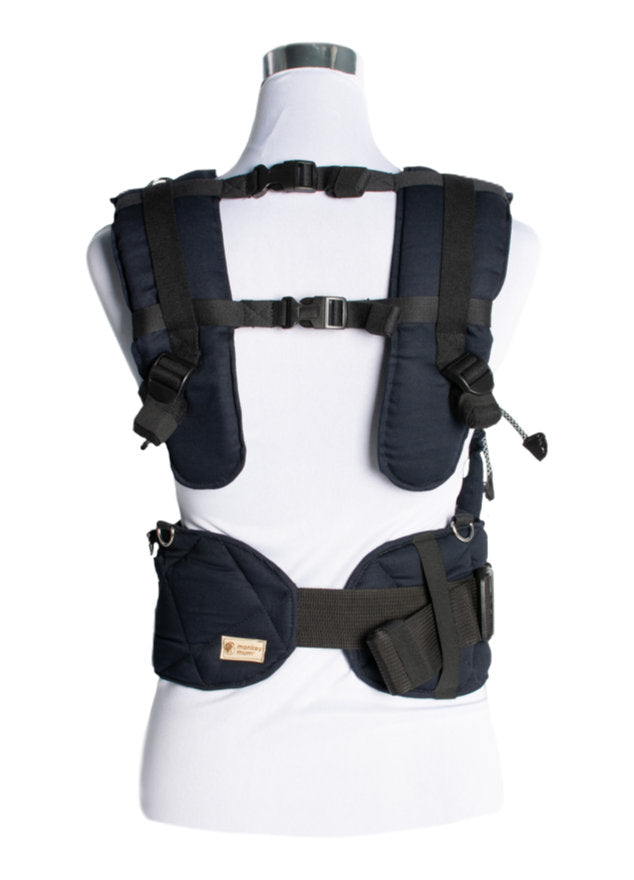 Monkey Mum® Ergonomska rastoča nosilka Carrie - Srebrna tema