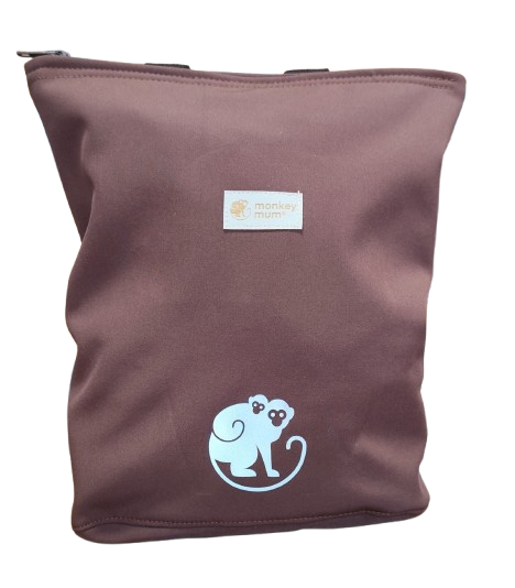 Otroški softshell nahrbtnik Monkey Mum®  - Rjav