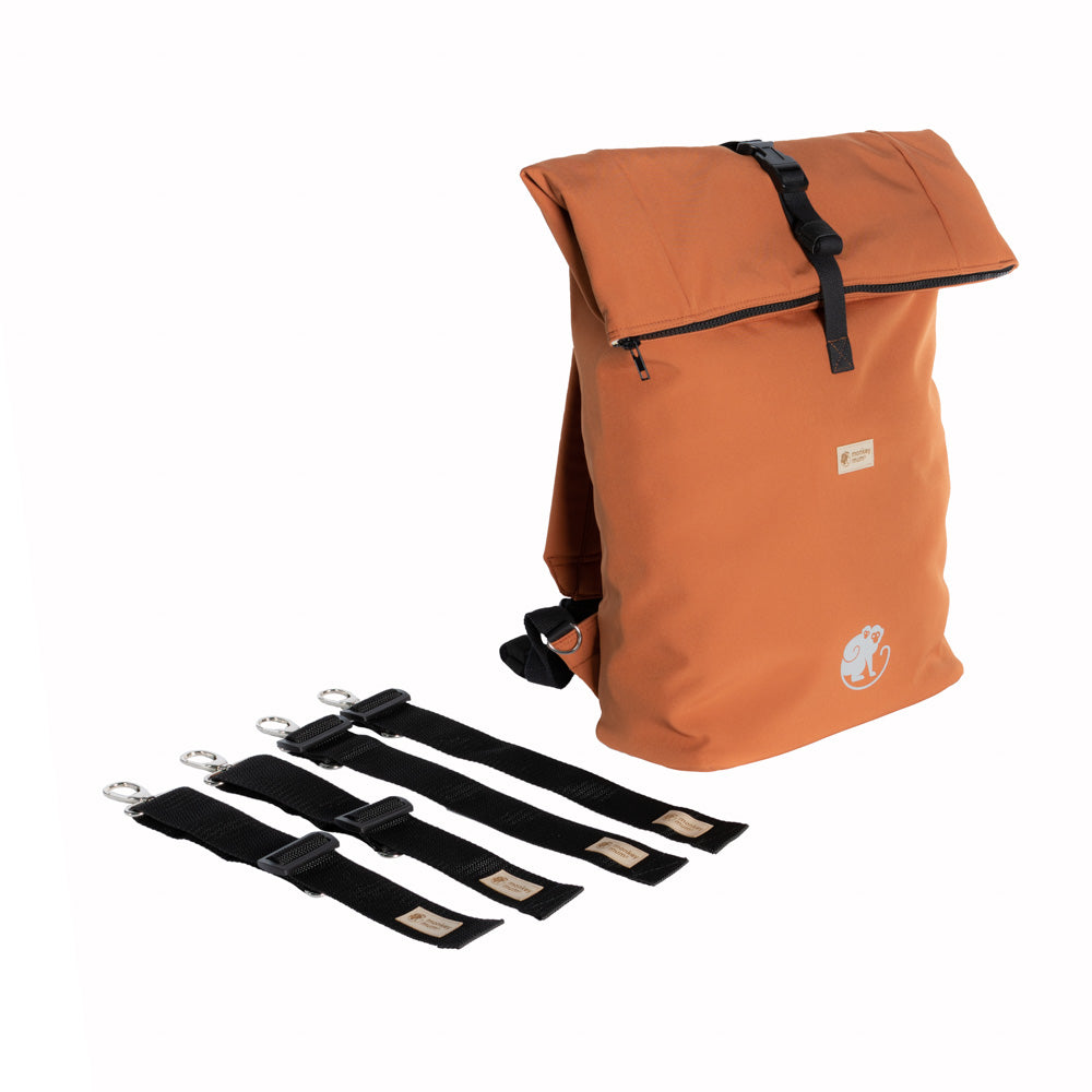 Monkey Mum® Integriran softshell nahrbtnik za nosilko Carrie - Jesensko listje