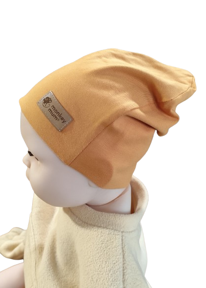 Kapa Monkey Mum® - Gorčična