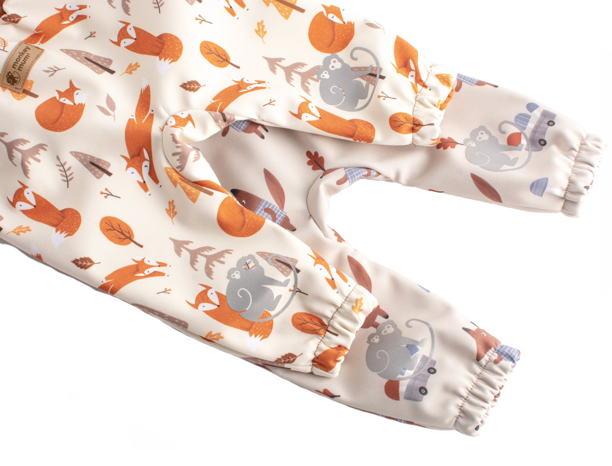 Otroške softshell hlače z membrano Monkey Mum® - Lisičje igre