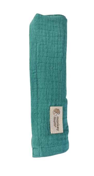 Mušlinasta plenica Monkey Mum® - Temno zelena