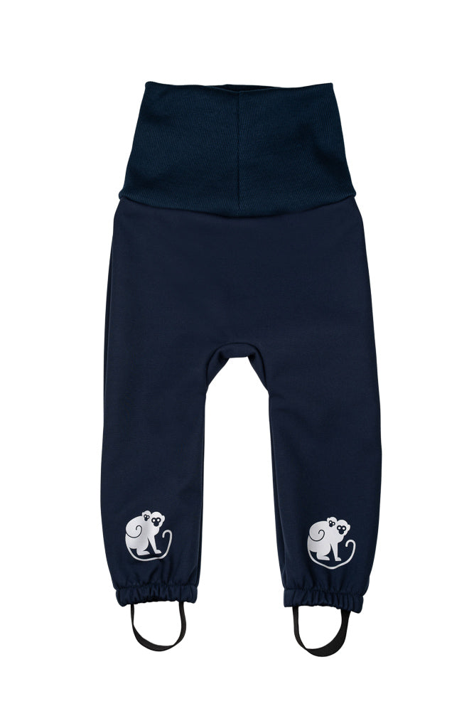 Otroške rastoče softshell hlače z membrano Monkey Mum® - Nočno nebo