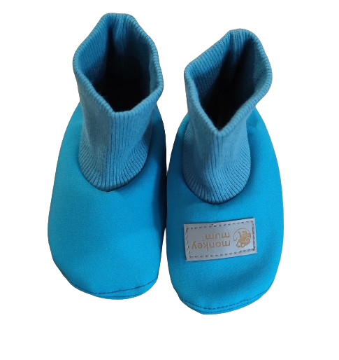 Monkey Mum® softshell copatki z membrano - Vesela kuščarica