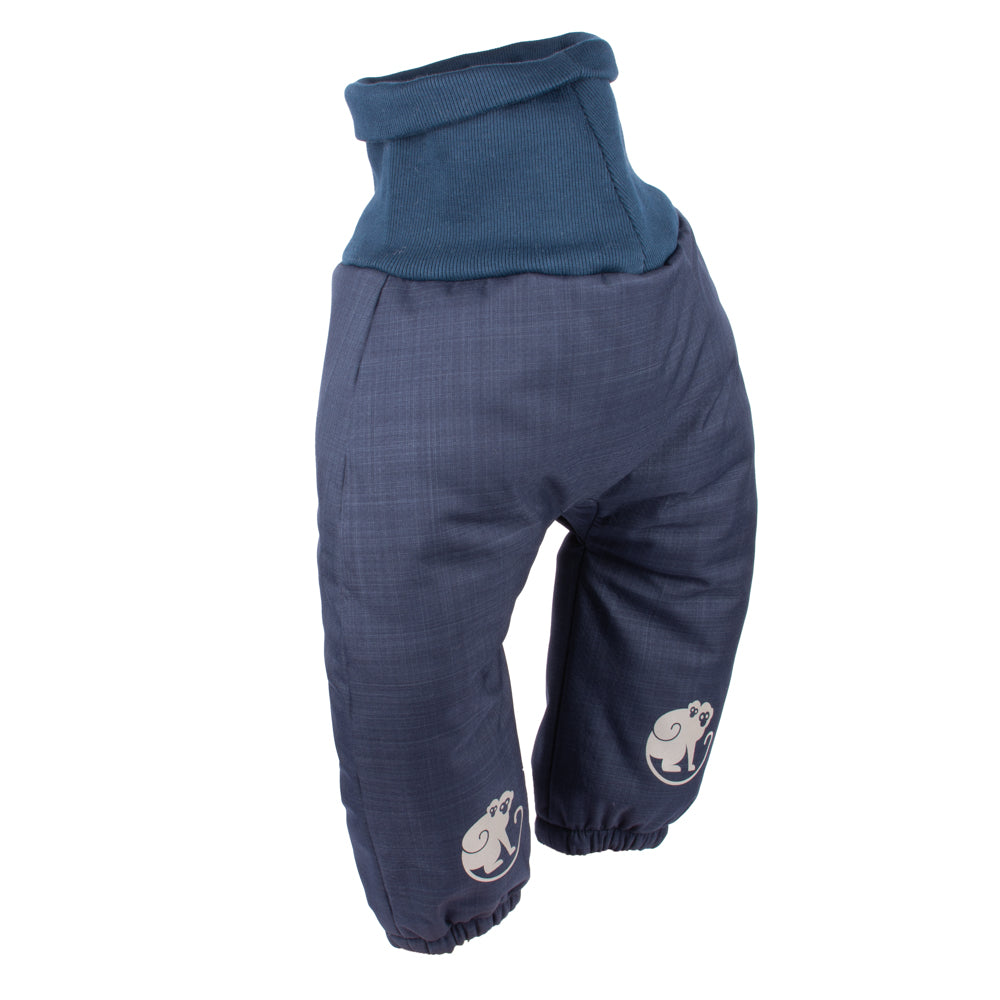 Otroške rastne zimske softshell hlače s plišem Monkey Mum® - Pravljični večerniček