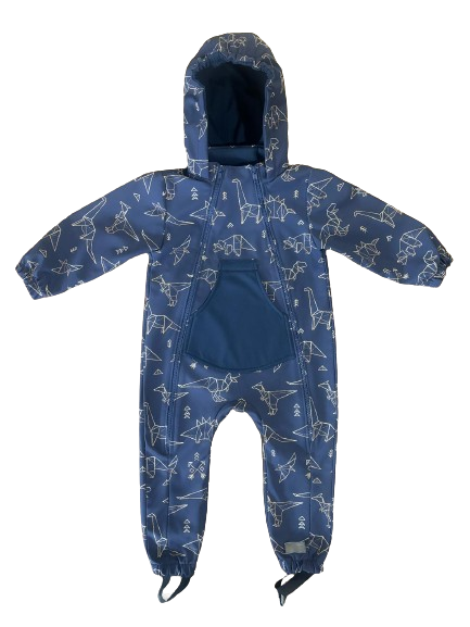 Monkey Mum® Softshell kombinezon z membrano – Ozvezdje dinozavrov - vel. 86/92