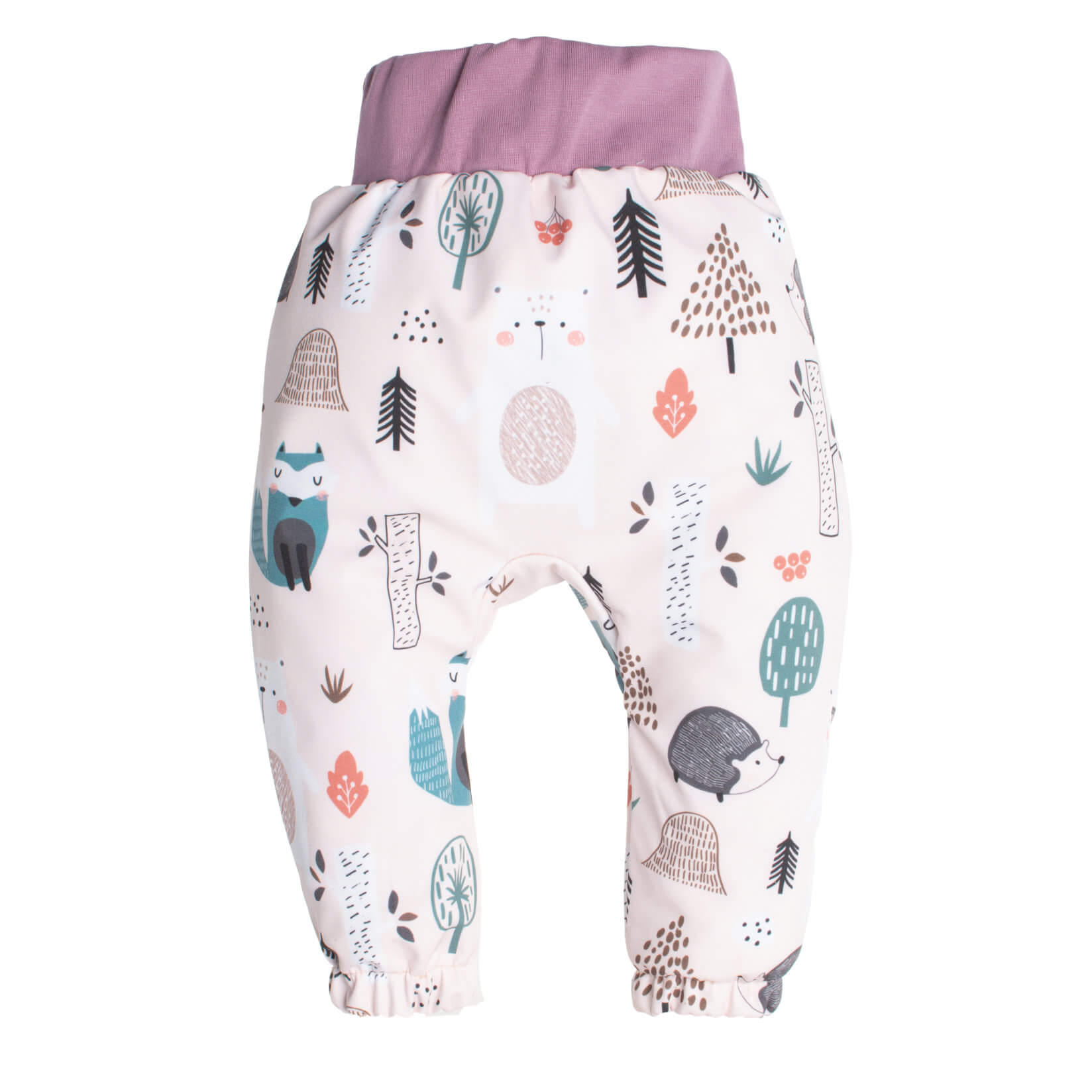 Otroške softshell hlače z membrano Monkey Mum® - Dnevne živalice
