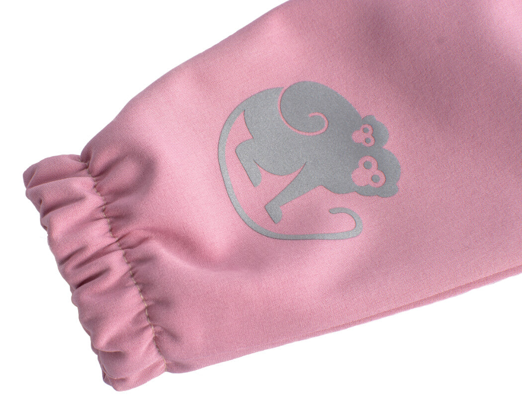 Otroške softshell hlače z membrano Monkey Mum® - Sladkorna vata