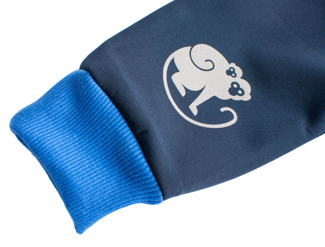 Otroške softshell hlače z membrano Monkey Mum® - Nočno nebo