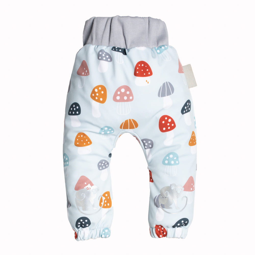 Otroške softshell hlače z membrano Monkey Mum® - Pisane mušnice