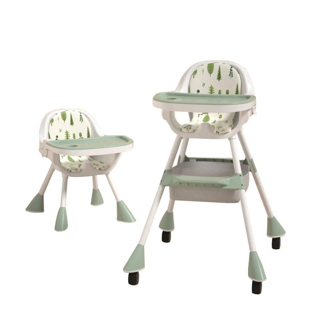 Otroški jedilni stolček 2v1 Simple - Matcha Green